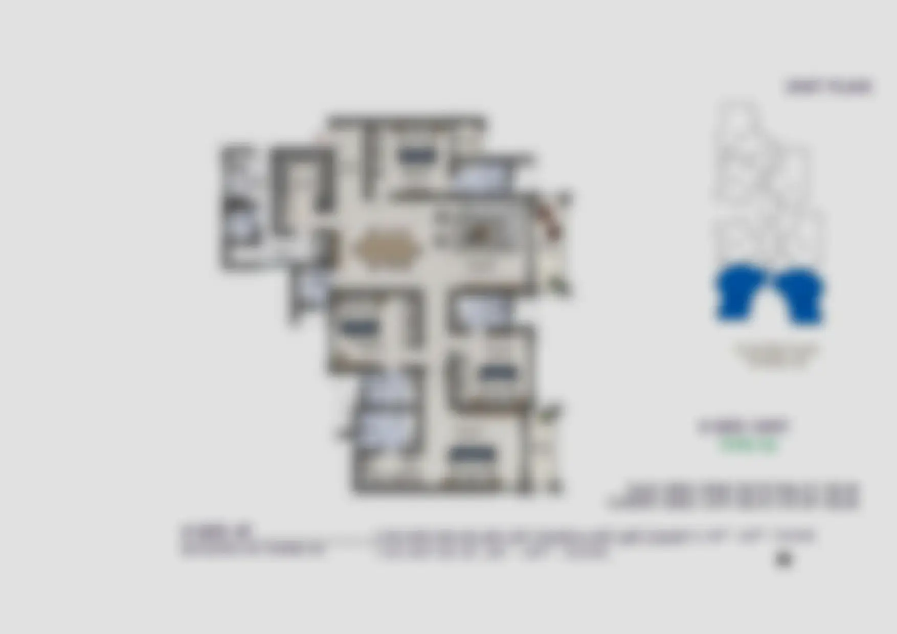 Adarsh Urbanite 2 BHK floor plan